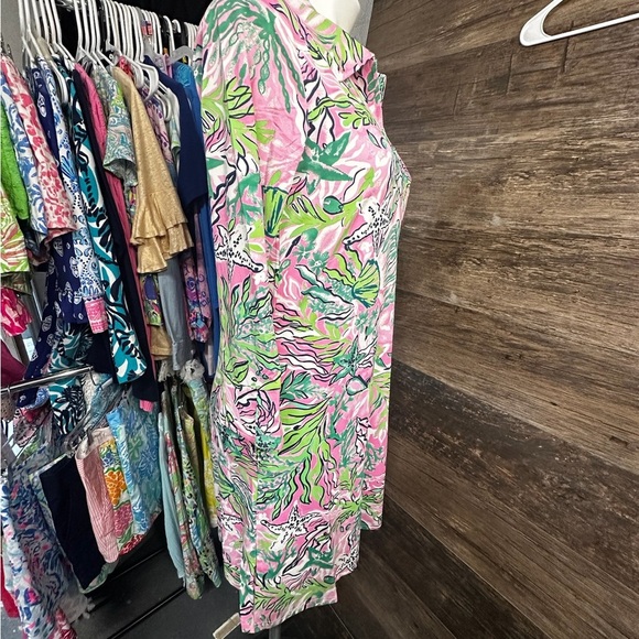 Banana Boat UPF 50+ St Raphael-Pink and Green Sundress Coverup - Picture 2 of 10